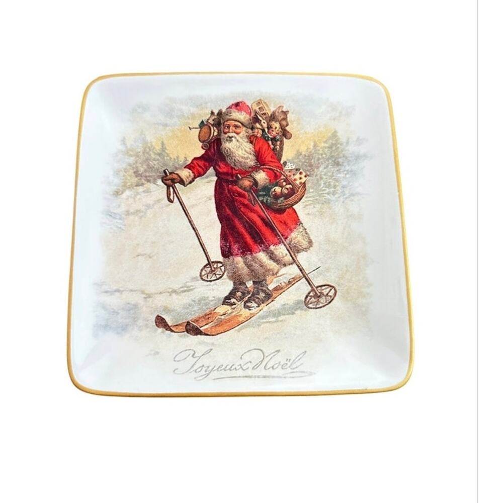 Pottery Barn Whimsical Square Appetizer Plate